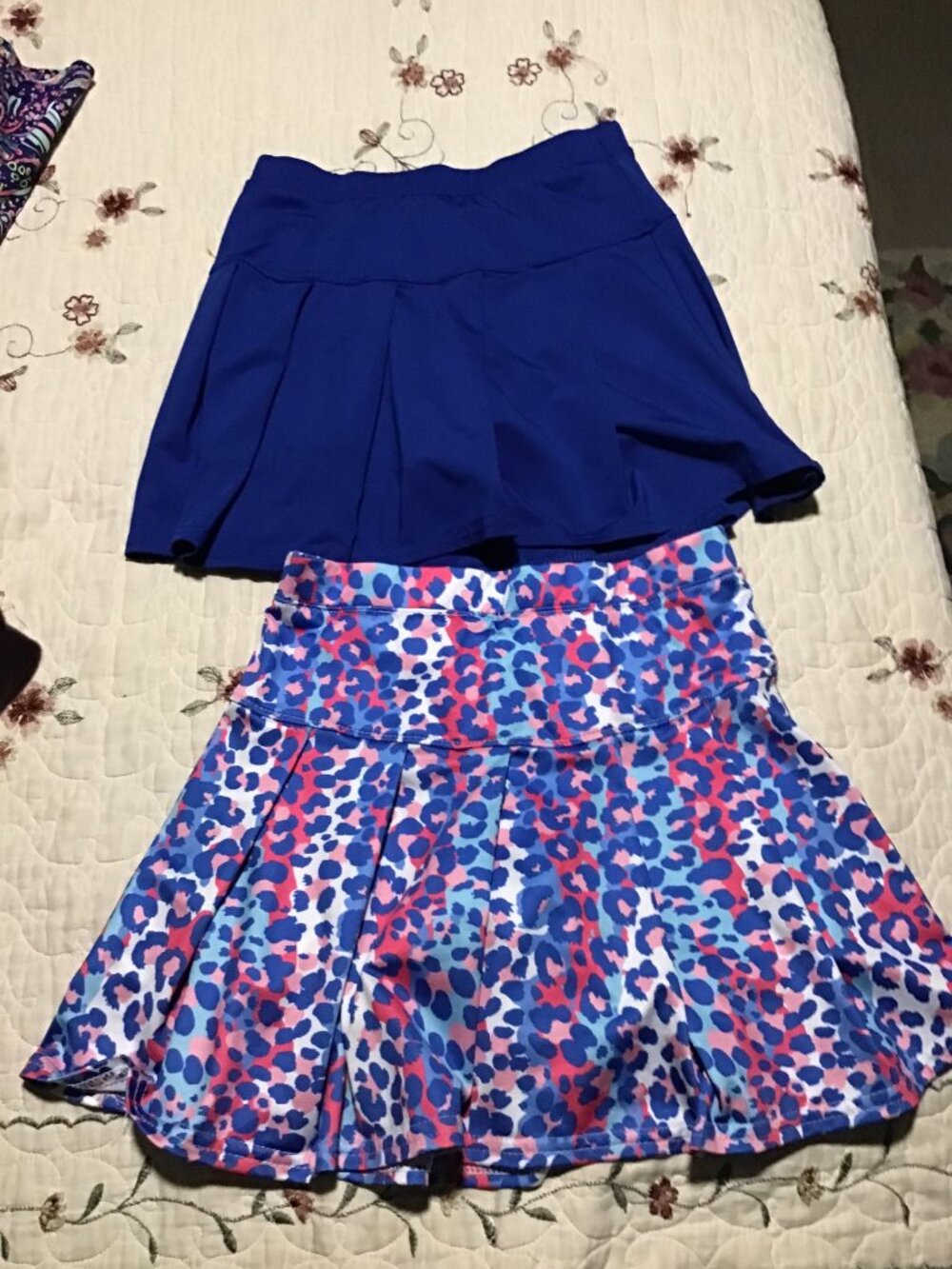 Lot of 2 Azarhia Girl's Skorts/Tennis Shirts Size 12 (10)--Nice Shape
